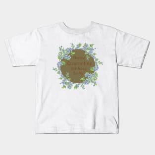 Happy Quarantine Birthday Flower Kids T-Shirt